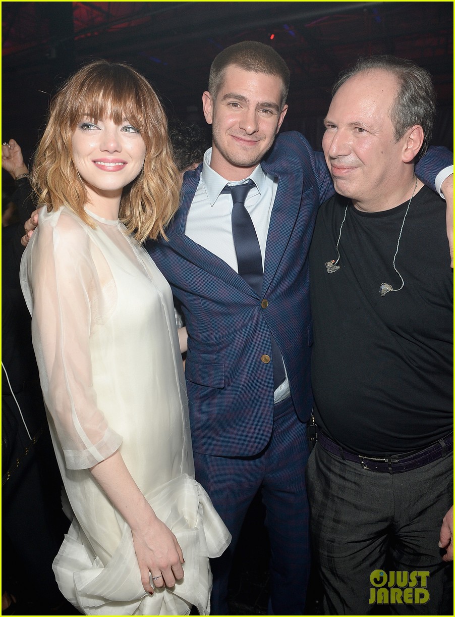 Emma Stone Slips Into Different Dress for 'Amazing SpiderMan 2' After