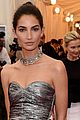 lily aldridge is wrapped in silver at met ball 2014 03