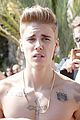 justin bieber continues going shirtless cannes 04