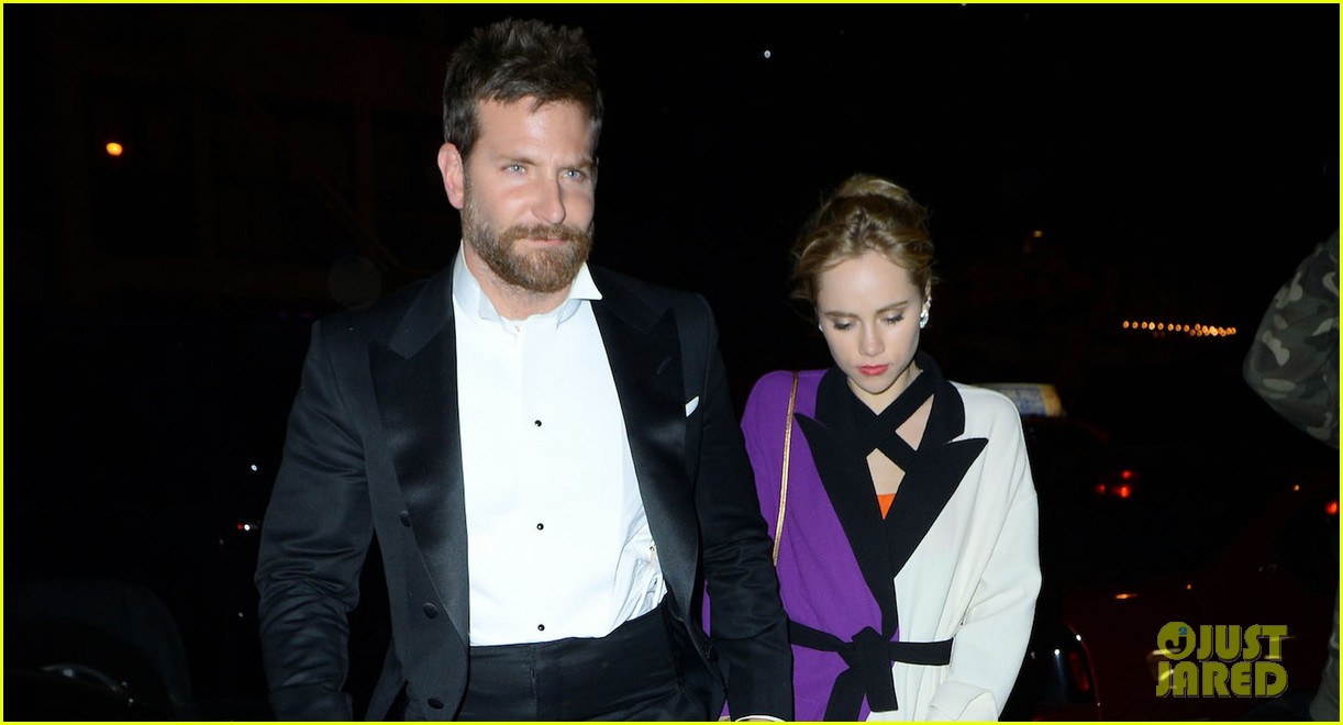 bradley cooper suki waterhouse hold hands at met ball after party 2014 023106739