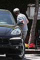 leonardo dicaprio roots for l a dodgers during lunch outing 01