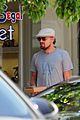 leonardo dicaprio roots for l a dodgers during lunch outing 08