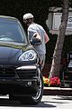 leonardo dicaprio roots for l a dodgers during lunch outing 12