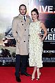 tom hardy supports girlfriend charlotte riley at edge of tomorrow london premiere 02