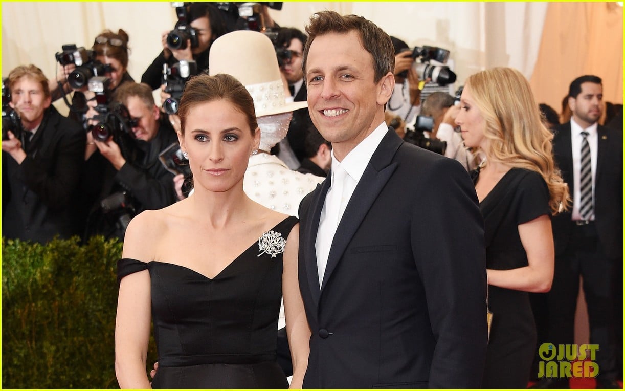 seth meyers brings wife alexi ashe to met ball 2014 03