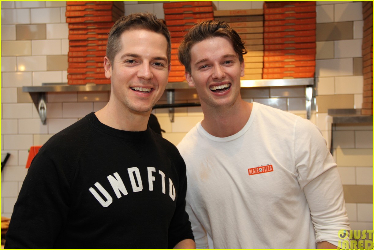 patrick schwarzenegger celebrates the opening of blaze pizza with family and friends053121533
