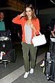 jessica alba red hot arrival at lax airport 09