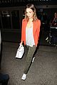 jessica alba red hot arrival at lax airport 13