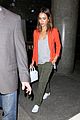 jessica alba red hot arrival at lax airport 15