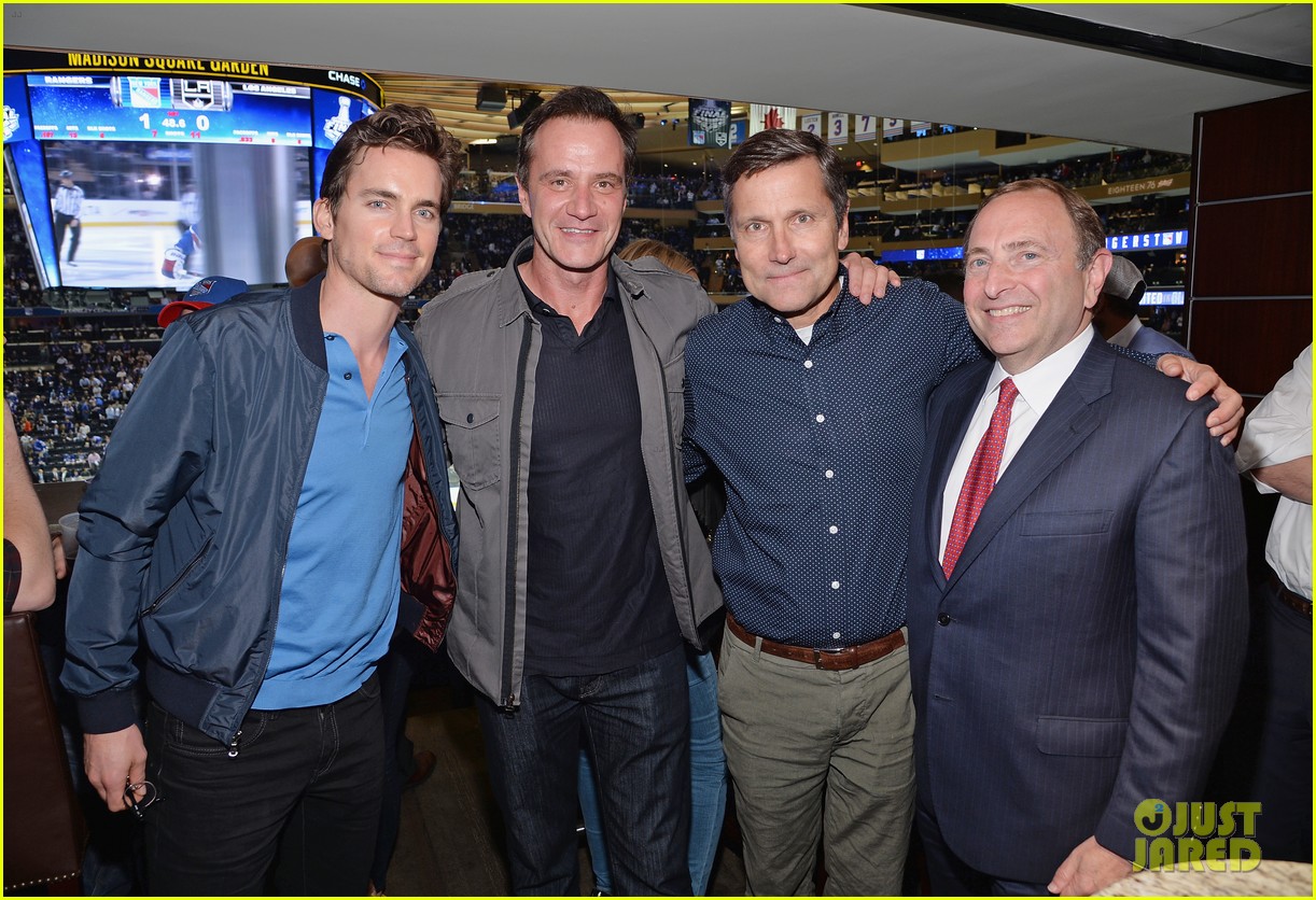 matt bomer watches exciting stanley cup finals game 02