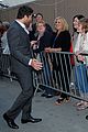 gerard butler meagan good picture at jimmy kimmel live 12