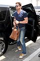 gerard butler jets out of town after quick trip 08