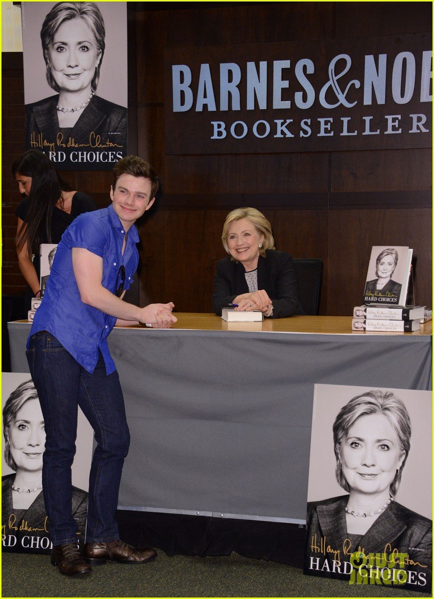 chris colfer hilary clinton book signing 083139264