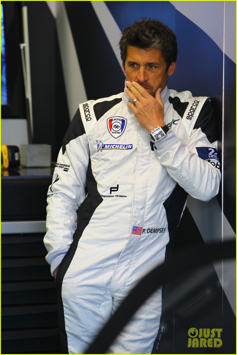 patrick dempsey gets behind the drivers wheel at le mans 023127315