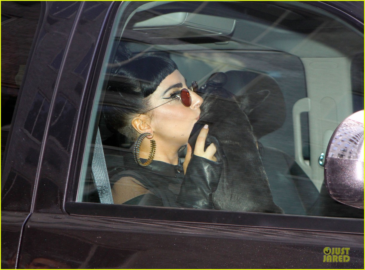 lady gaga cant stop wearing her cool wig 14
