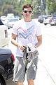 topher grace makes one fans day at the gym 06