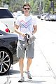 topher grace makes one fans day at the gym 07
