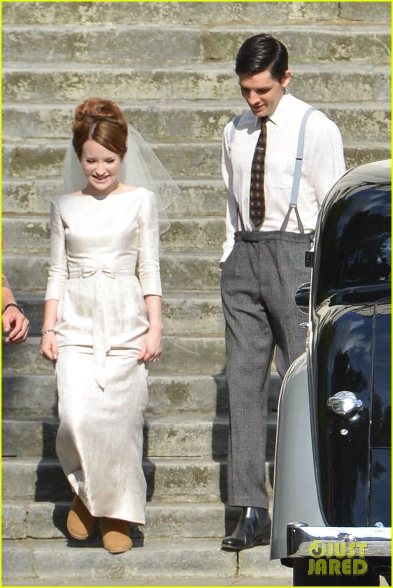 tom hardy emily browning get married for legend 173135300