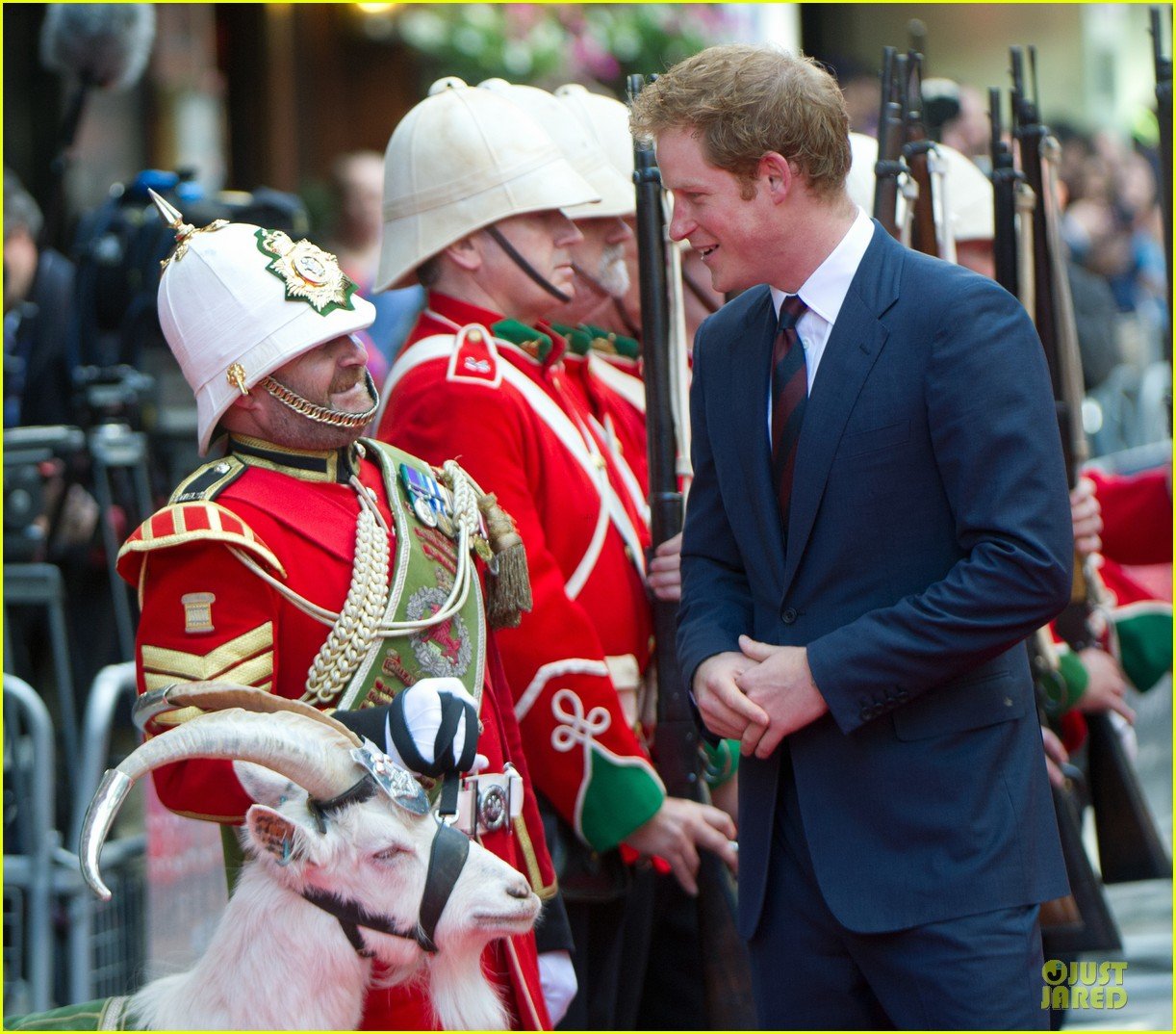 prince harry interaction with goat melt your heart 043132677