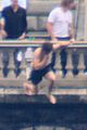 harry styles jumps into lake como 08