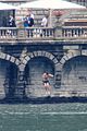 harry styles jumps into lake como 09