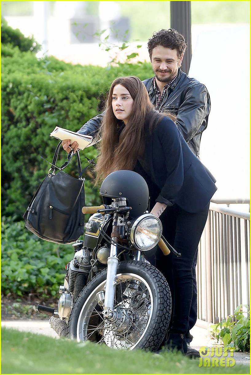 james franco wraps his arms around amber heard for motorcycle ride 223128112