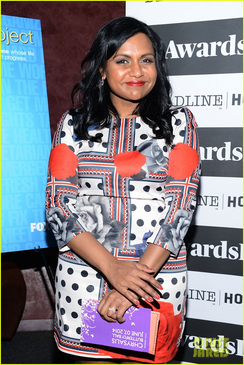 Mindy Kaling Joins Her 'Mindy Project' Cast for a Special Screening(01)