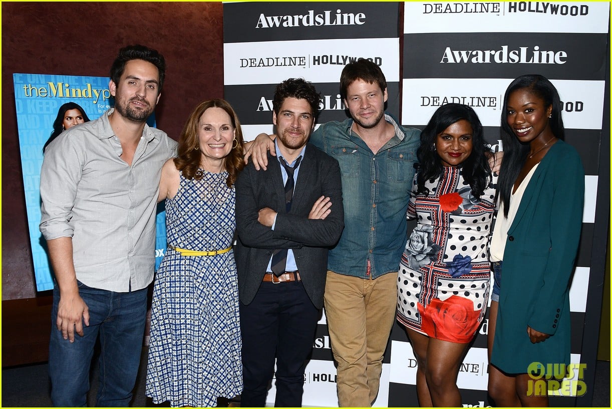 mindy kaling mindy project screening with the cast 05