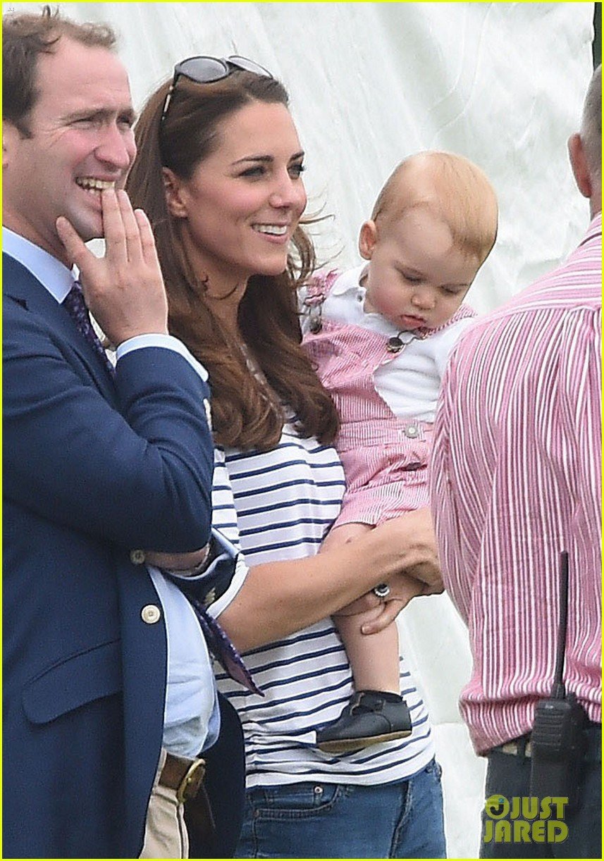 kate middleton prince george william polo match 34