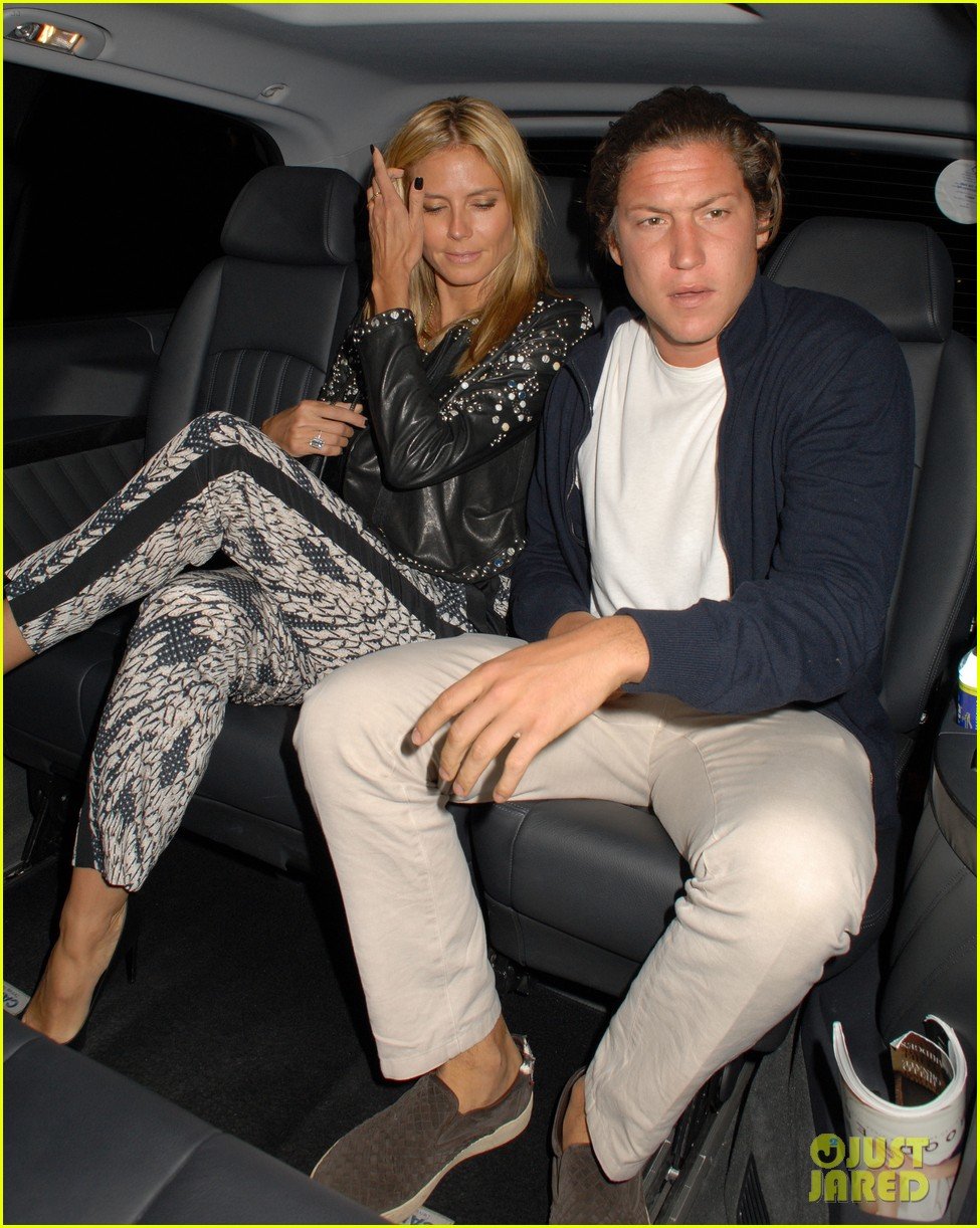 heidi klum parties at chiltern firehouse with beau vito schnabel 093141625