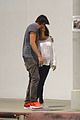 ashton kutcher pregnant mila kunis romantic kiss 01