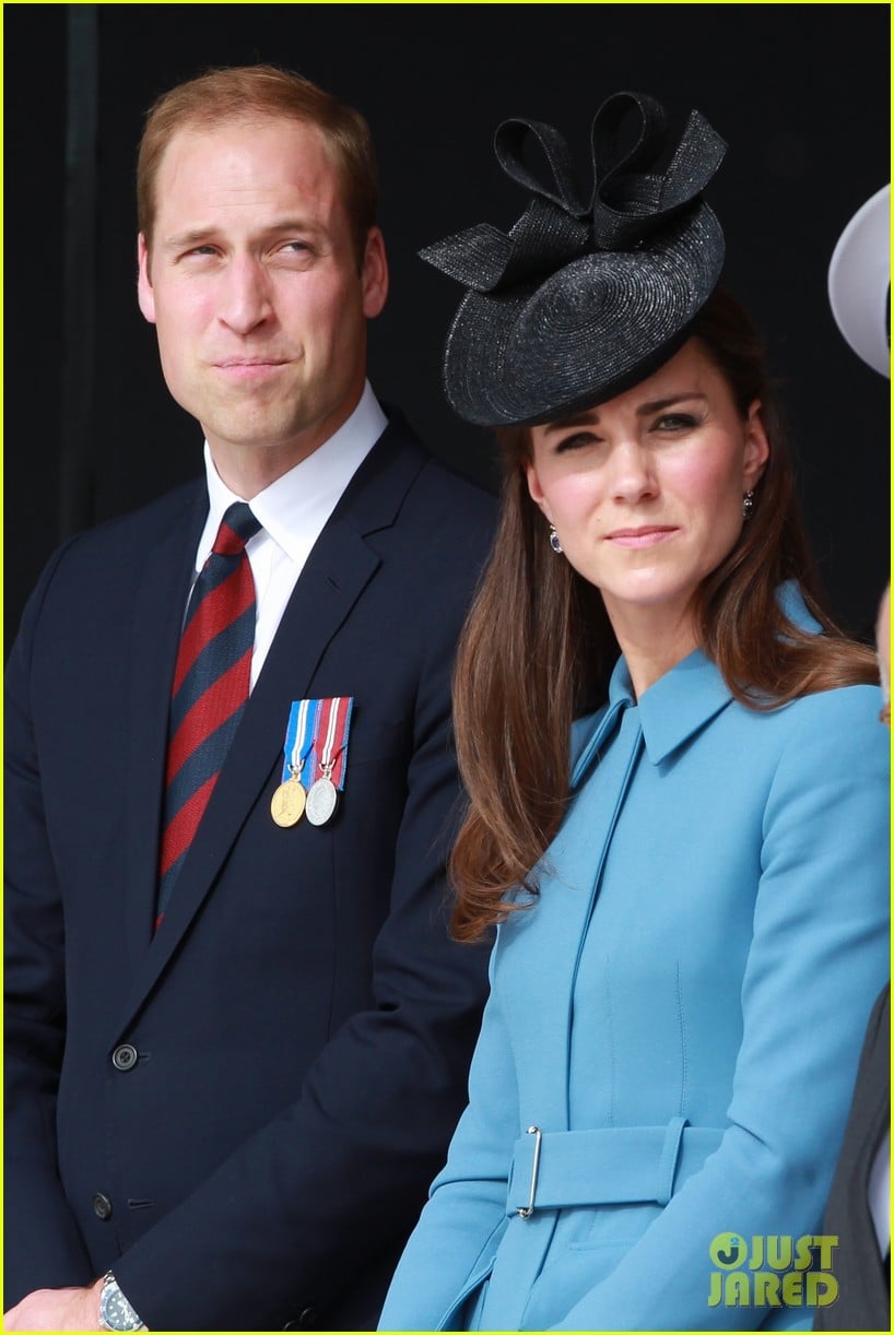 kate middleton prince william pay respects at d day 70th anniversary 073129877