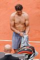 rafael nadal goes shirtless at french open strolls wih xisca perello 01