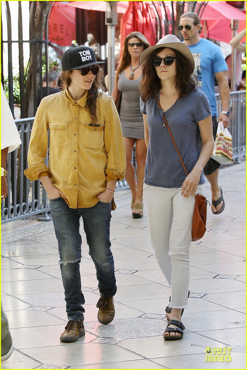 ellen page sunday shopping with close gal pal 033131963