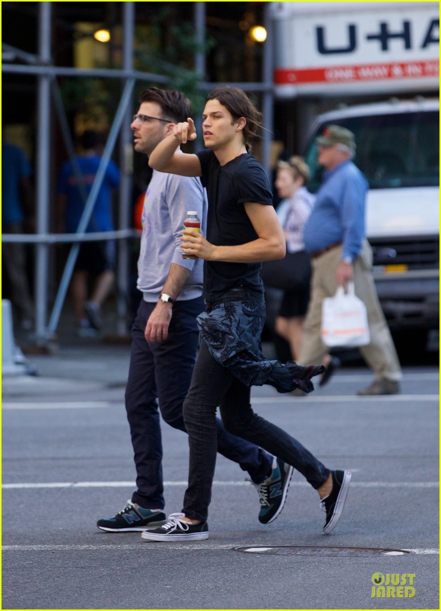 zachary quinto miles mcmillan going strong in nyc 09