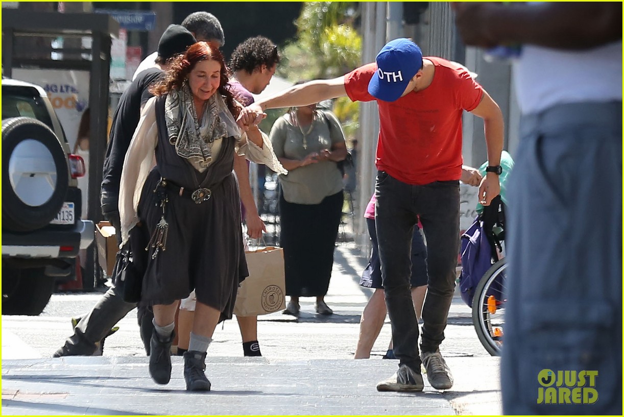 shia labeouf holds hands with his mom while out to lunch 033126059