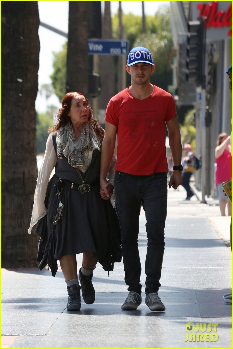 shia labeouf holds hands with his mom while out to lunch 073126063