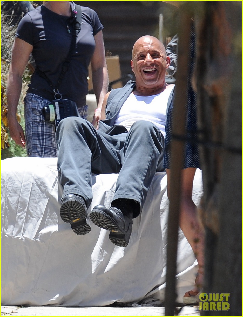 vin diesel does some fiery stunt work for fast furious 7 01