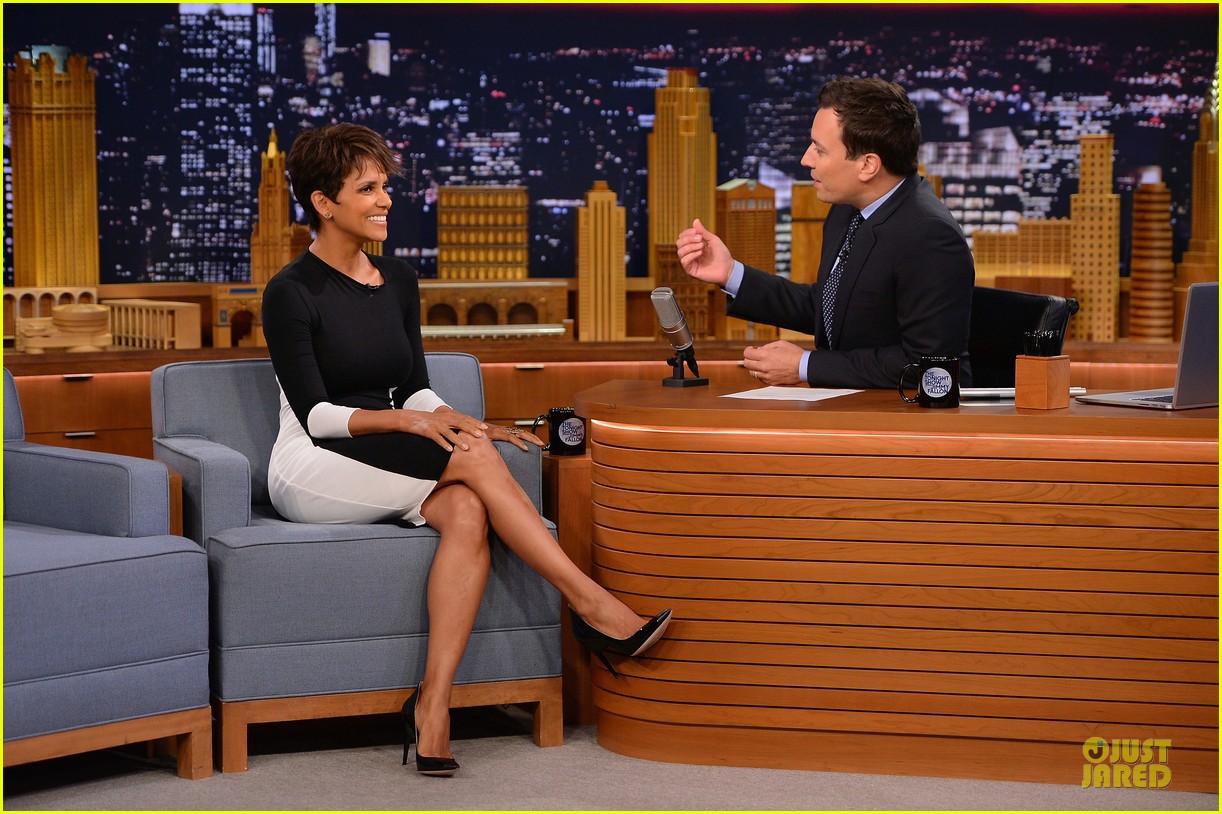 halle berry animated for charades on tonight 11