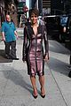halle berry shows some cleavage at letterman 03