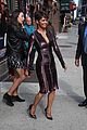 halle berry shows some cleavage at letterman 09