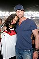 gerard butler flexes his huge muscles at world cup final 2014 02