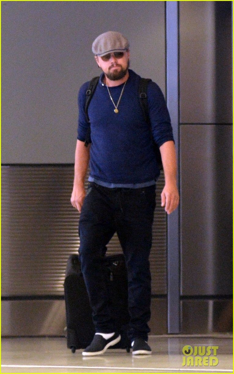 leonardo dicaprio jets out of miami after going shirtless 103160880