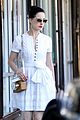 dita von teese knows how to wear summer white for lunch 10