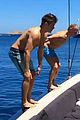 zac efron goes shirtless backflip off a boat 01