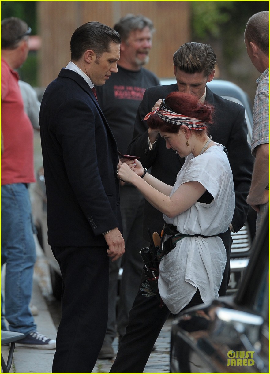 tom hardy emily browning wide awake for legend night shooting 023159761
