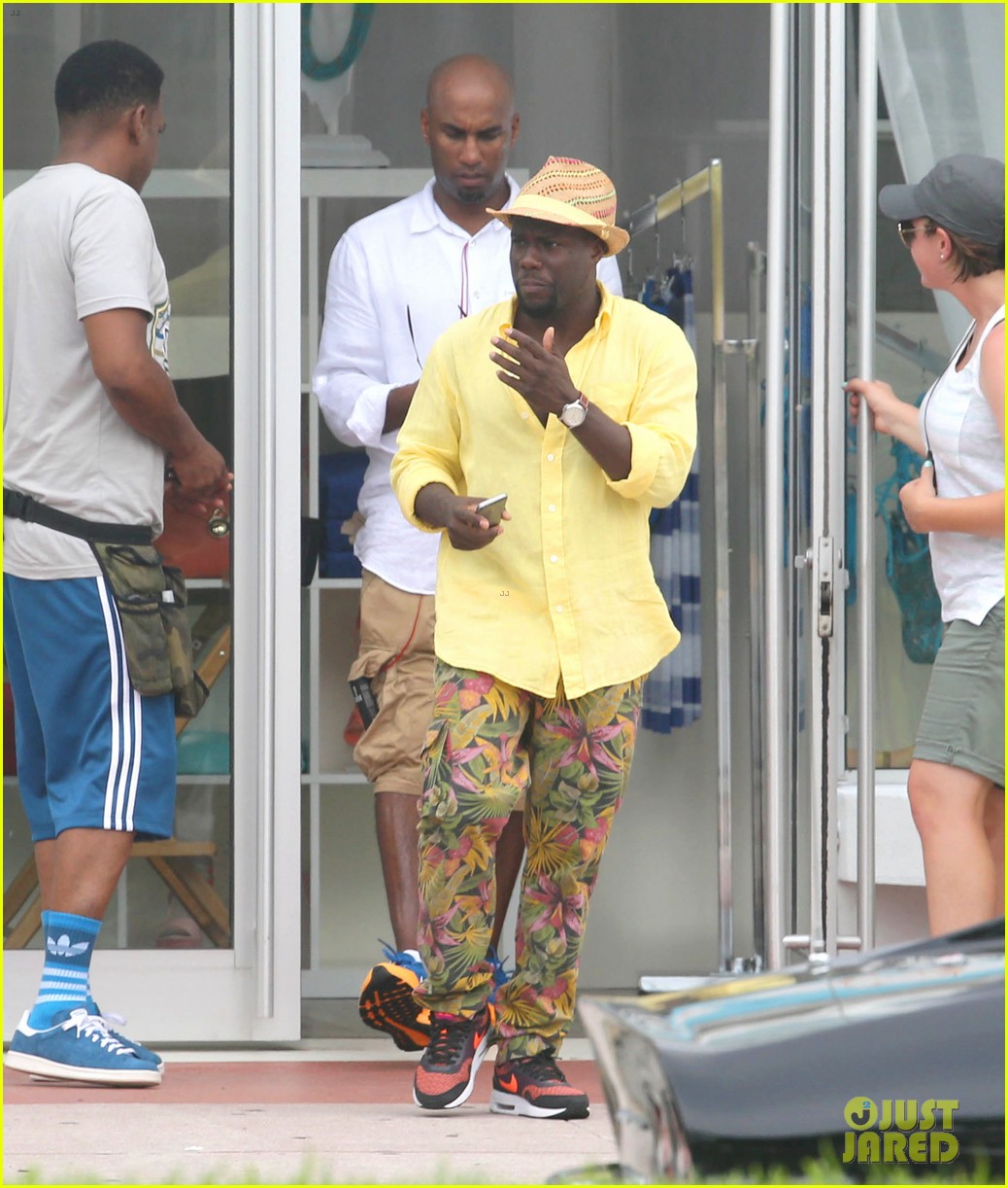 kevin hart begins filming ride along 2 with ice cube in miami 173152184