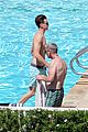 joe simpson hits the pool with a much younger man 23