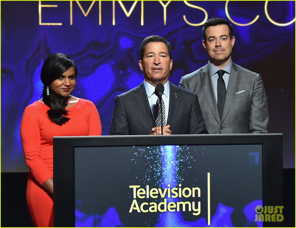 mindy kaling carson daly announce the emmy nominations 2014 053152981