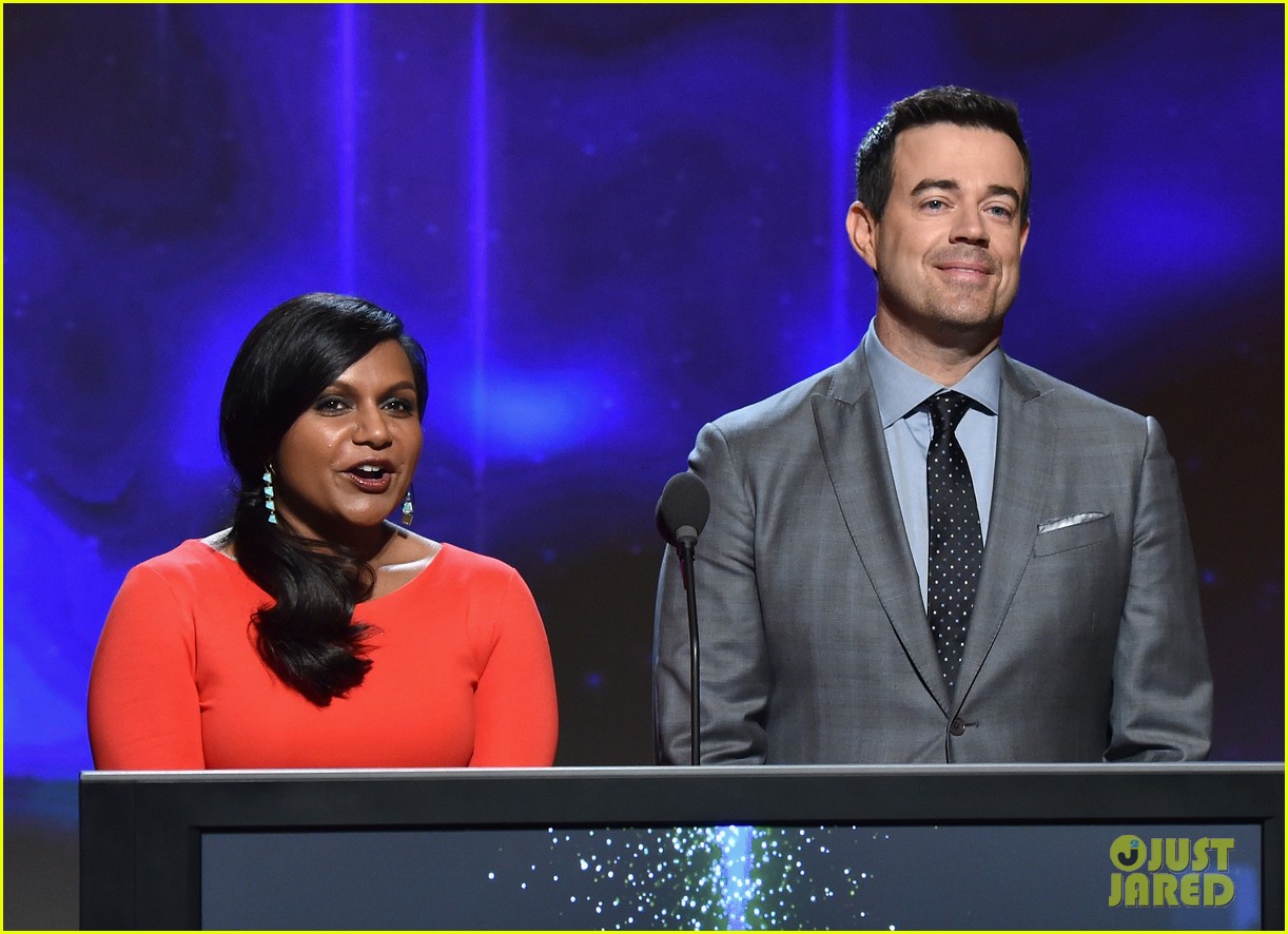 mindy kaling carson daly announce the emmy nominations 2014 08